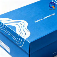 Caja de Zapatos de Cartón Corrugado con Tapa y Base, Diseño Personalizado, Estructura Duradera y Estable, para Almacenamiento de Calzado, Envío Seguro