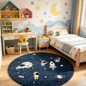 <span class=keywords><strong>Tapis</strong></span> légers pour enfants, <span class=keywords><strong>tapis</strong></span> rond de haute qualité, tufté à la main, lavable, durable, pour <span class=keywords><strong>chambre</strong></span> d'enfant, maison, crèche, sol - Product Image 3