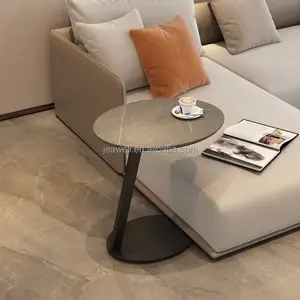 Hot selling of side table for hotel and apartment room furniture concrete color OEM/ODM service