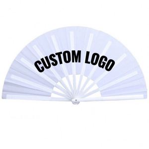 Custom France National Flag Foldable Hand Fans, Lightweight Durable Fans for Sport Events & Large Scale Sports Activities - Product Image 4