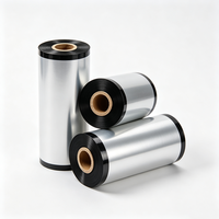 Ruban de transfert thermique en résine Haoxuan 110 mm x 450 m, ruban industriel haute capacité pour étiquettes, emballages et tags durables