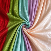 Tissu en soie glacée imprimé nacré 100 % polyester, matériau plissé pour rideau de scène de mariage et décoration pour filles