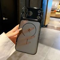 Coque de téléphone magnétique givrée à prix de gros pour iPhone 18, iPhone 17, 16, 15, 14, 13 Pro Max – Accessoires de téléphone en stock