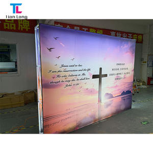 TianLang Custom Design Silicone Fabric Frames LED Backlit Display <b>Light</b> <b>Box</b> <b>Advertising</b> LED <b>Light</b> <b>Box</b> Frame SEG Booth - Product Image 2
