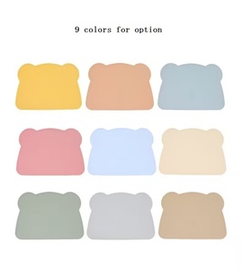 Tapete de Silicona Antideslizante para Niños Pequeños con Logotipo Personalizado, Libre de BPA, Suave, de Grado Alimenticio, Reutilizable, para la Alimentación del Bebé - Product Image 3