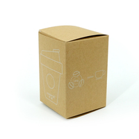 Boîte d'emballage de cadeau en papier Boîte d'expédition d'emballage kraft Boîte d'expédition en carton ondulé personnalisée avec logo
