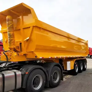 China Brand High Quality Hydraulic Tipping Trailer Semi-Trailer Truck Dump Cargo Semi Trailer