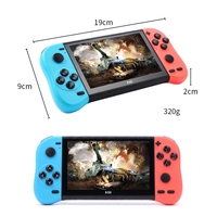 Console de jeu portable à écran de 5,1 pouces X50 Max à prix avantageux pour deux joueurs avec plus de 6000 jeux, lecture vidéo, consoles de jeu