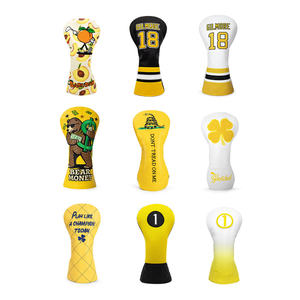 Housse de tête de club de golf populaire, créative et durable, brodée, couleur personnalisée, pour driver de golf - Product Image 1