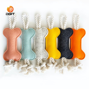 Mainan bulu Kempa tahan gigit, tongkat Gerinda anjing mainan tali kreatif dan tebal persediaan hewan peliharaan tulang - Product Image 1