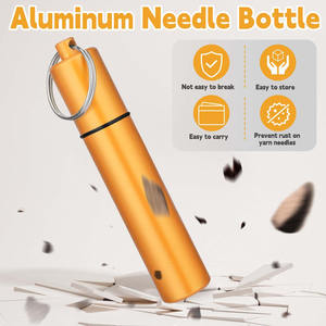 10 Agujas de Tejer de Ojo Grande, Accesorios de Ganchillo, Agujas de Aluminio para Tejer y Reparar Tapices - Product Image 2