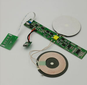 <span class=keywords><strong>Module</strong></span> de sac à main de charge sans fil émetteur de charge positif et négatif à double bobine avec batterie deux en un PCBA - Product Image 3