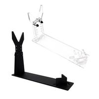 Nouvel arrivage de présentoir de magasin de boutique support de pistolets en acrylique transparent 1 pièce modèle de pistolets pour enfants en matière plastique