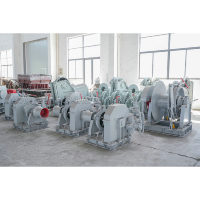 Treuil/guindeau/palan/tugger hydraulique en acier certifié CCS à télécommande sans fil verticale marine de 8 tonnes à couple élevé