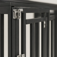 Cages et enclos robustes surdimensionnés pour animaux de compagnie – Cages en acier portables pour chiens, assemblage rapide pour usage intérieur et extérieur