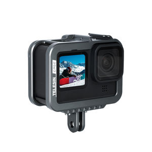 <span class=keywords><strong>Telesin</strong></span>-carcasa protectora de Metal para <span class=keywords><strong>GoPro</strong></span> Hero <span class=keywords><strong>11</strong></span>/10/9, marco de Metal para cámara - Product Image 1