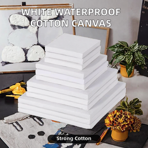 Toile de coton tendue imperméable Xianfeng blanche 20x30cm pour impression jet d'encre/numérique – Vente en gros pour artistes - Product Image 2