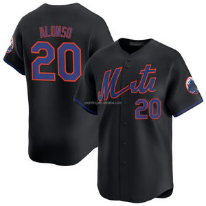 Jersey Baseball Pria New York Alternate Limited 2025, Kaos Baseball Custom Ukuran Besar, Bordir Jahit, Seragam dengan Logo Hitam - Product Image 6