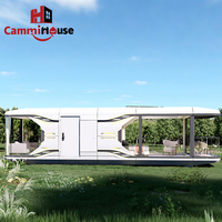 Cammi House: Capsula Spaziale Mobile di Lusso, Villa Modulare Prefabbricata in Acciaio con Servizi Completi, Bagno, Ecologica, con Parco e Palestra