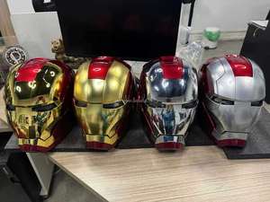 <span class=keywords><strong>Casco</strong></span> de <span class=keywords><strong>Iron</strong></span> <span class=keywords><strong>Man</strong></span> Mark 5 para Cosplay, Apertura/Cierre <span class=keywords><strong>Automático</strong></span>, Control por Voz y Táctil, Material PVC, Diseño de Dibujos Animados, Cara Intercambiable - Product Image 5