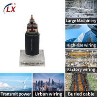 LX YJV32 Mittelspannungskabel 3-adrig 70mm 100m 150mm 185mm Kupfer/XLPE/SWA/PVC Armiertes Stromkabel für Bauanwendungen IEC 60502