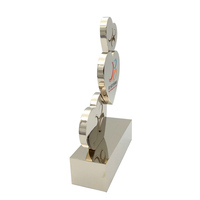 Alliage de Zinc coulée polissage étudiant danse drôle personnalisé sport musculation Amour mini trophée souvenir