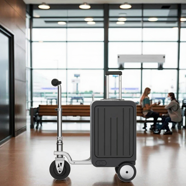 Modern Style Smart Electronic Luggage Suitcase with Spinner Wheels and USB Charging Hard PC Material Handcart for Travel