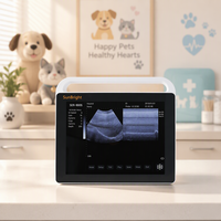 SUN-800S 15" Tablet Layar Sentuh Desain Pemindai Ultrasound Veteriner Portabel untuk Sapi Bersertifikasi CE Perangkat Medis Kelas II