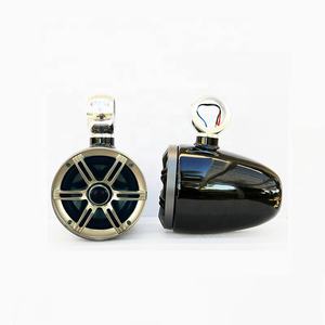 Par de soportes de aluminio para montar sin ángulo, negro, <span class=keywords><strong>barco</strong></span> marino, wakeboard, torre, altavoz instalado - Product Image 1