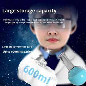 Machine à bulles sur le thème de l'espace avec base nuageuse et chargement USB pour enfants de 2 à 4 ans, jouet en plastique unisexe - Product Image 6