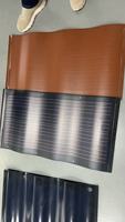Tuiles solaires flexibles courbées personnalisées 56W 18V HJT Mono Noir Rouge BIPV, tuiles de toiture solaires étanches pour système de construction