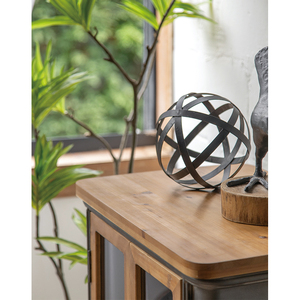 Trang trại phong cách rắn gỗ <span class=keywords><strong>sideboard</strong></span> cửa kính giọng <span class=keywords><strong>Retro</strong></span> Tự Chọn tủ cho phòng khách hoặc đồ nội thất khách sạn - Product Image 3