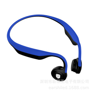 Es-368 Bone Conduction Sports Headphones Bluetooth 4.2 Type-C Charging Dual Color Light Blue Dark Blue - Product Image 1