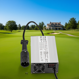 Cargador de Batería para Carro de Golf Power Wise de 48V 15A con Enchufe LED y Carcasa de Aluminio para Ez Go - Product Image 2