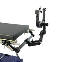 Cadre de tête manuel en fibre de carbone pour chirurgie crânienne, accessoire médical pour tables d'opération
