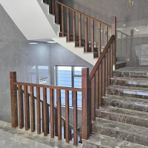 Nhà máy cung cấp trực tiếp tùy chỉnh cầu thang lan can tay vịn của vuông lục bình cột - Product Image 5