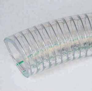 PVC <strong>Spiral</strong> <strong>Hose</strong> High Pressure Spring Steel Wire Durable Flexible Butt Fusion Connection Industrial Use Irrigation - Product Image 5