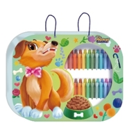 Kits de dessin professionnels avec des motifs gratuits, en plastique non toxique, boîte cadeau pour enfants, papeterie, peinture, dessin, ensemble artistique
