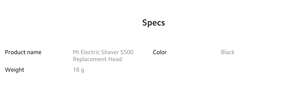 <span class=keywords><strong>Afeitadora</strong></span> eléctrica <span class=keywords><strong>Xiaomi</strong></span> Mijia <span class=keywords><strong>S500</strong></span>, <span class=keywords><strong>afeitadora</strong></span> recargable 4d Barbeador, recortadora impermeable en húmedo, cabezal de repuesto para maquinilla de afeitar para hombres - Product Image 6