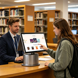 Sistema POS para Minoristas, Caja Registradora con Sistema POS para Windows, Monitores de Pantalla Táctil de 15.6 Pulgadas con Sistema de Pago NFC Integrado - Product Image 2