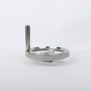 Direkt vom Hersteller Maßgefertigte Präzisionsgussteile Rundes Edelstahl-Handrad mit Geprägtem Design Griffdesign - Product Image 2