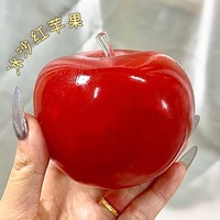 Balle anti-stress souple en TPR, motif pomme et pastèque, jouet Squishy pour enfants et adultes, soulagement de la fatigue