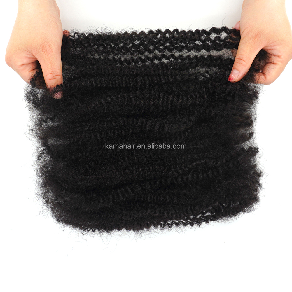 Vast Hair KAMA Afro Kinky Curly 4C Braiding Bulk 12A Double Drawn Remy Virgin Brazilian Hair Extensions Dreadlocks Loc Repair Twists thumbnail 2