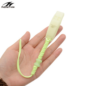 Sifflet de survie AquaTide à double fréquence, lumineux dans le noir, équipement de sécurité d'urgence pour l'extérieur, léger, en matériau PP - Product Image 5