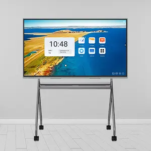 Onderwijs Elektronisch Digitaal 65 75 86 98 100 Inch Interactieve Flat Panel Touchscreen Whiteboard Smart White Board Voor School