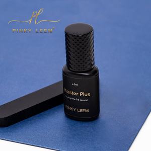 Pinky Leem Non-<b>latex</b> Non-formaldehyde Cluster Eyelash Glue extra Strong Lash Glue 5/10ml High Quality .03 Eyelash Extention Glue - Product Image 4