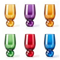 SNW Diamant turc coloré fait main à base sphérique, design unique