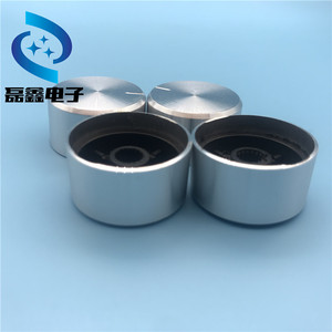 Tapas de Perilla de Aleación de Aluminio de 25*13.8mm con Interruptor Floral de 6mm y Eje en D para Equipos de Audio - Product Image 5