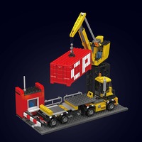 Moule King 12027S 1257PCS Train Serie RC SD40-2 Train à Combustion Interne Briques Modèle Technique Jouets Éducatifs Festival Cadeau