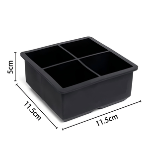 Molde de Hielo de Silicona para Hacer Bolas de Hielo Negras, Molde Redondo para Hielo para Whisky y Cócteles - Product Image 3